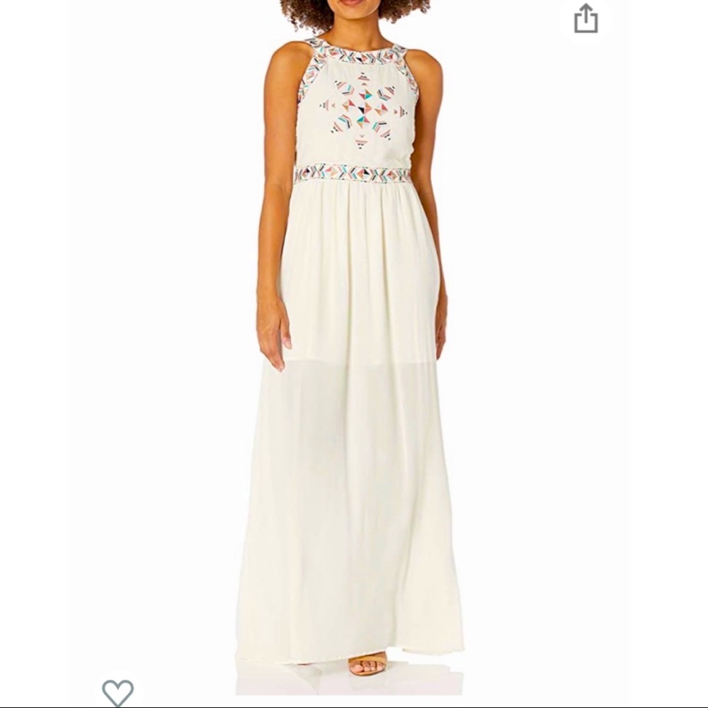 Cupcakes and Cashmere Embroidered Maxi Dress